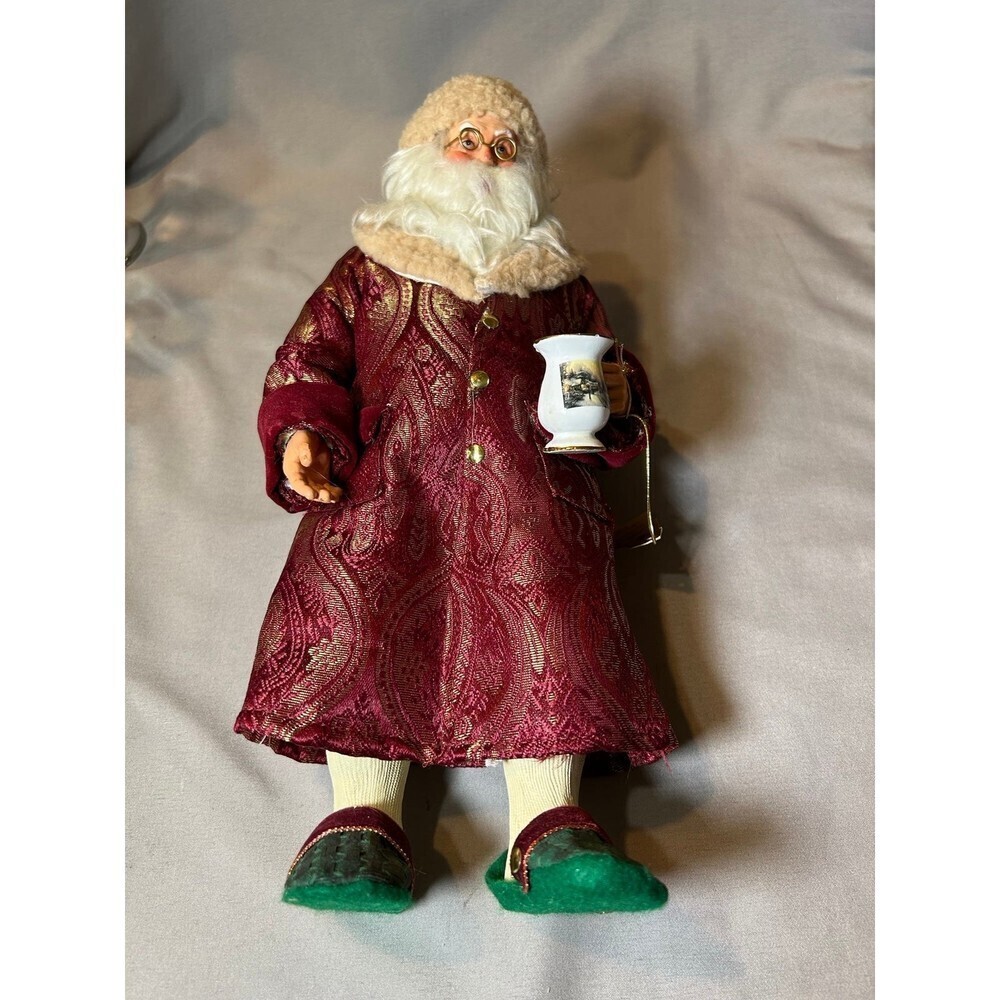 Thomas Kinkade Deer Dear Santa St Nicholas So Red Santa 2006 Bradford w/ tag